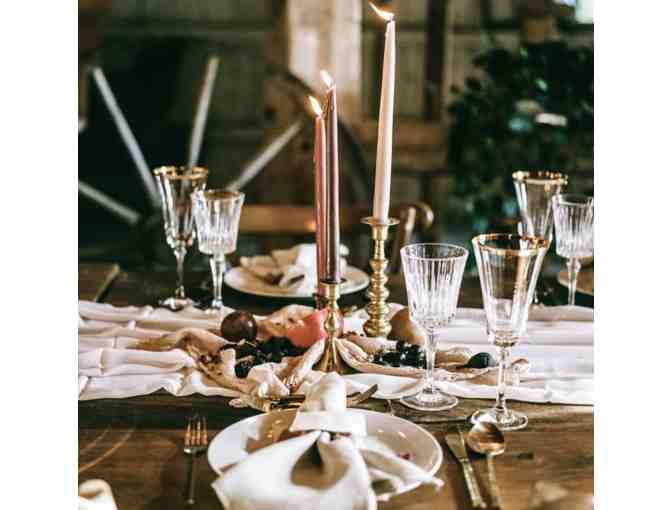 Private Dinner for 6 in Colby Hill Inn's 1840s barn or Into The Woods outdoor space