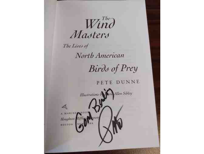 Autographed copy of The Wind Masters, by Pete Dunne
