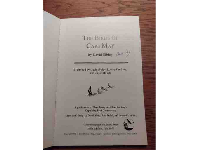 The Birds of Cape May, 1st Edition, signed by author David Sibley