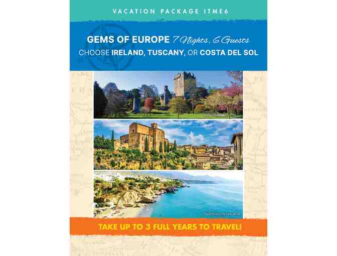 VACATION PACKAGE- GEMS OF EUROPE
