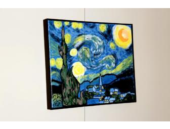 Van Gogh's Starry Night Painted by the Kids from Miss Jennifer's Pre-K Class