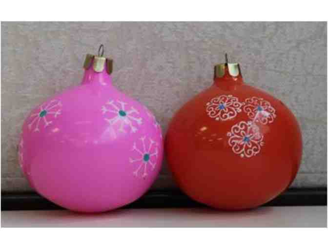 A Dozen Hand-painted Russian Ornaments