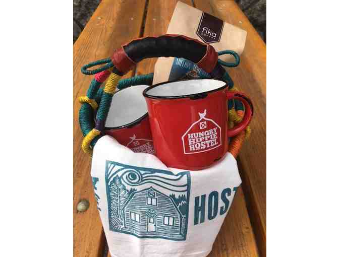 Cozy Fika Gift Basket from Hungry Hippie Hostel in Grand Marais, MN