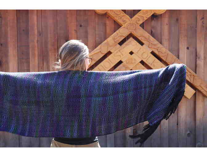 Handwoven Tencel and Tencel-Merino Shawl from North House Instructor Pat Zankman