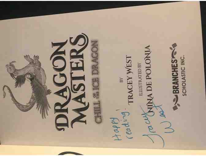Set of Dragon Master books Autographed