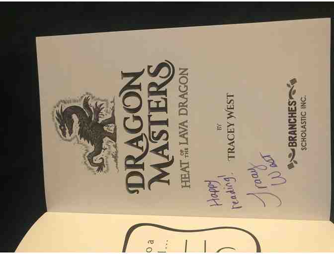 Set of Dragon Master books Autographed