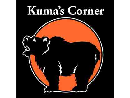 $100 gift card to Kuma's