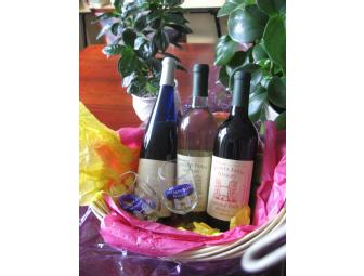 Wine Gift Basket from local Alfalfa Farms Winery