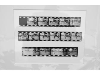 11' x 14' black & white print of Pulitzer Prize 1977 Winner 'The Soiling of Old Glory' filmstrip