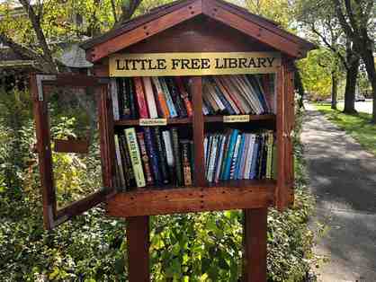 Our Own Free Library! (Plaque Edition)