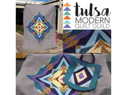 Handcrafted Quilt by Tulsa Modern Quilt Guild