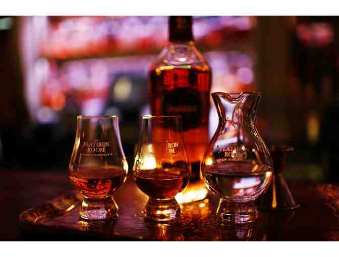 Private WHISKEY TASTING at The Flatiron Room- LIVE ITEM