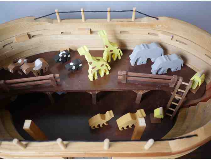 Rare, Handcrafted Noah's Ark Replica