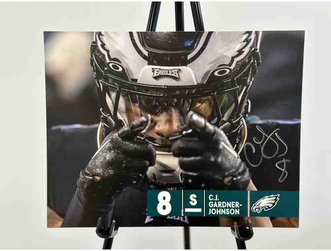 Eagles Autographed Photo of CJ Gardner-Johnson - Photo 1