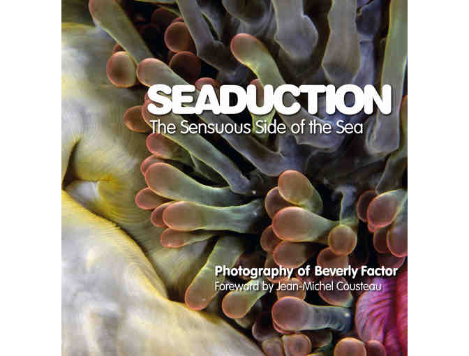 'Seaduction': Signed by author Beverly Factor, and Jean-Michel Cousteau