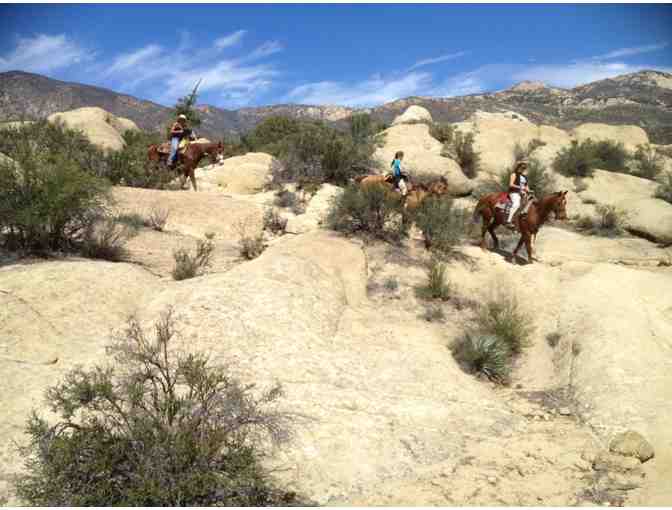 Horse Pack Trip & Cowboy BBQ Lunch for Six in the Sespe Wilderness