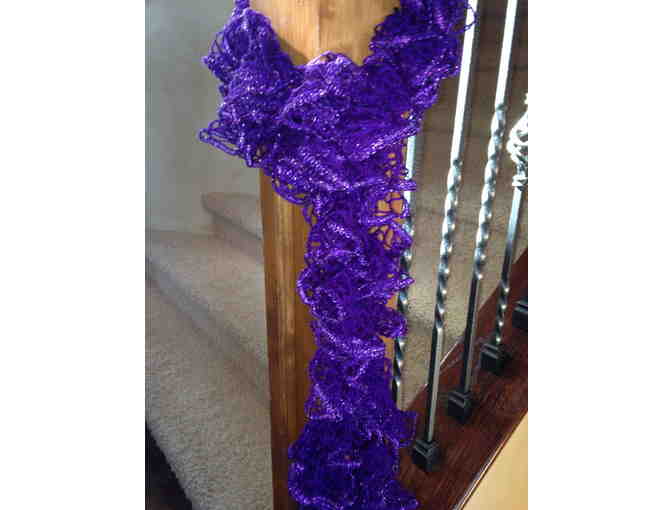 Purple Handmade Scarf