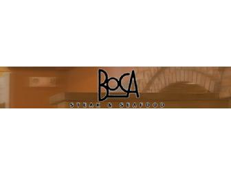 $100 Gift Certificate to Boca Steak Restaurant