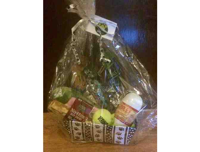 Dog goodie basket from Bentely's Pet Stuff