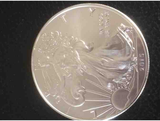 Six 2015 American Silver Eagles Coins