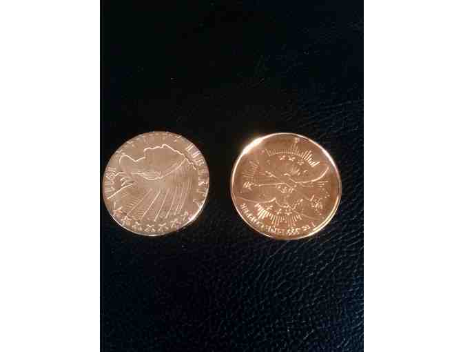 Twenty Two Pure Copper Coins