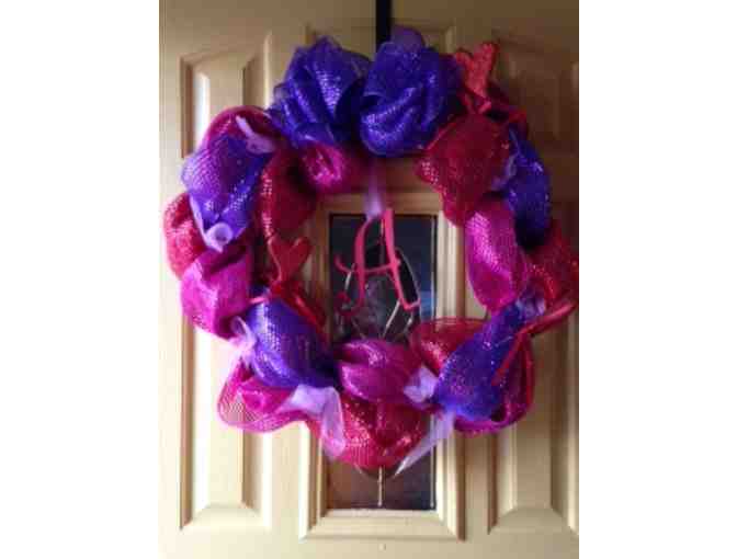 Custom Deco Mesh Wreath