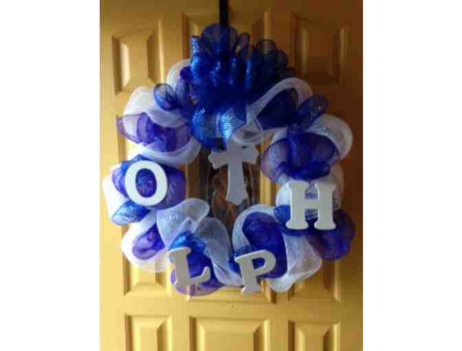 Custom Deco Mesh Wreath