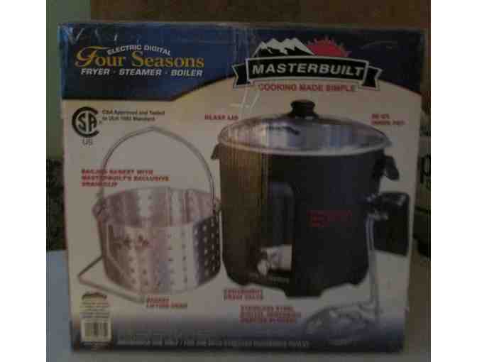 28 QT Deep Electric Turkey Fryer-Steamer-Boiler