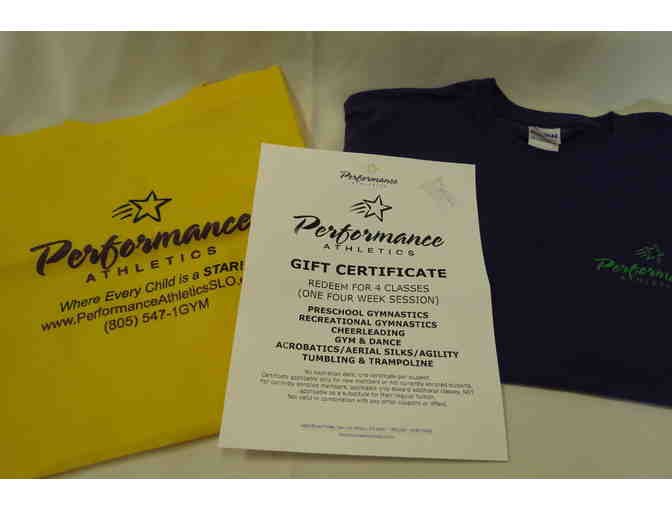 Performance Gymnastics Gift Certificate