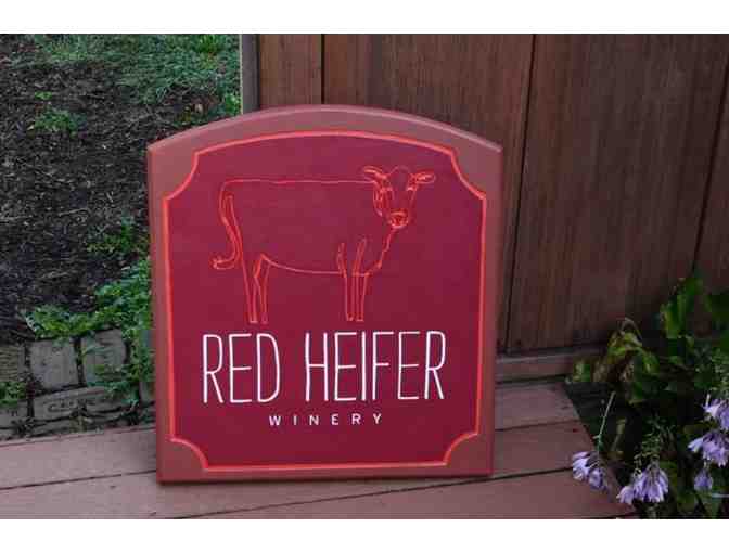 Wine Tasting for 6 at Red Heifer Winery