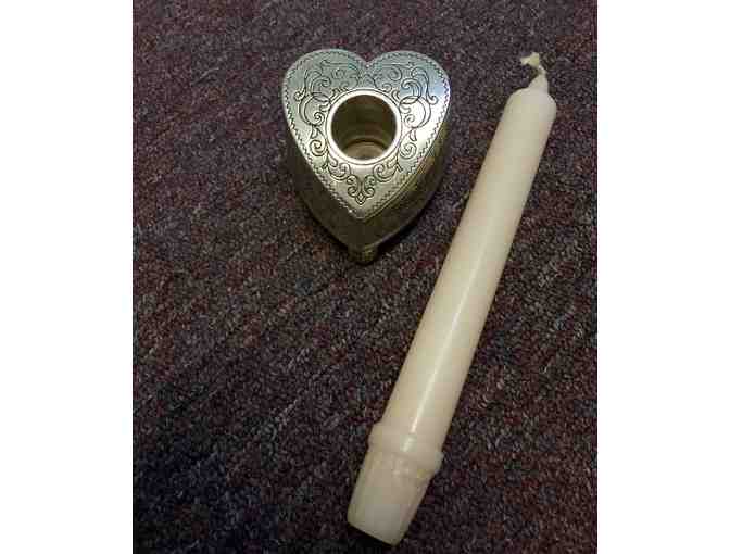 Brighton Heart-Shaped Candle Holder