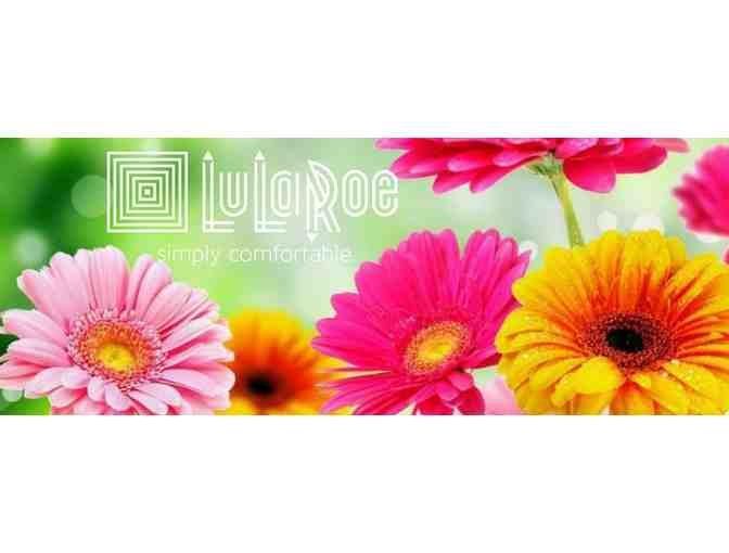 A pair of TC LuLaRoe leggings and a $50 LuLaRoe gift certificate