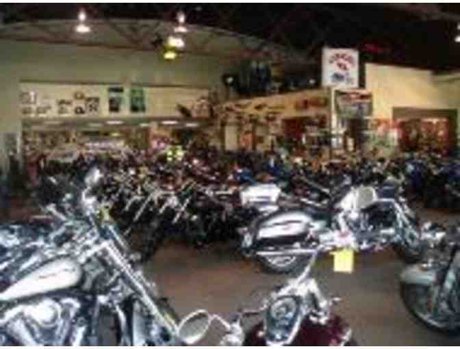 A $50 gift certificate for Hudson Valley Motorcycles