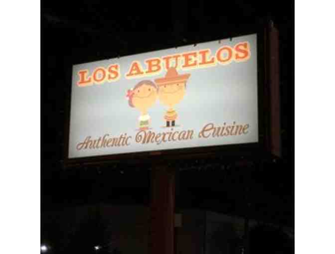 A $50 gift certificate for Los Abuelos