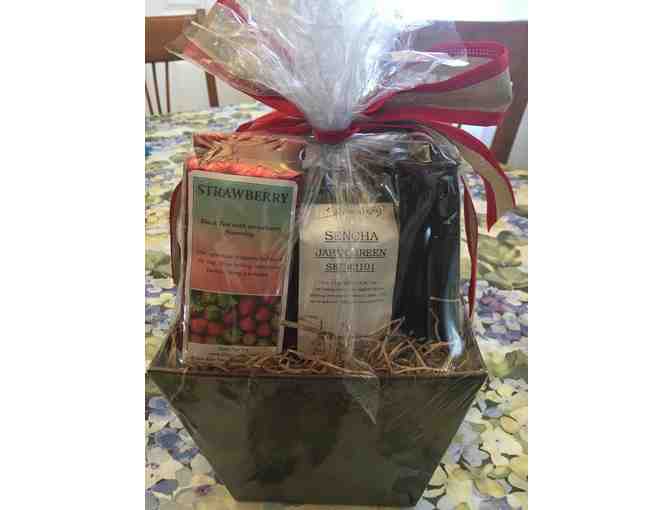 A Basket of Teas and Treats from Silver Tips Tea Room