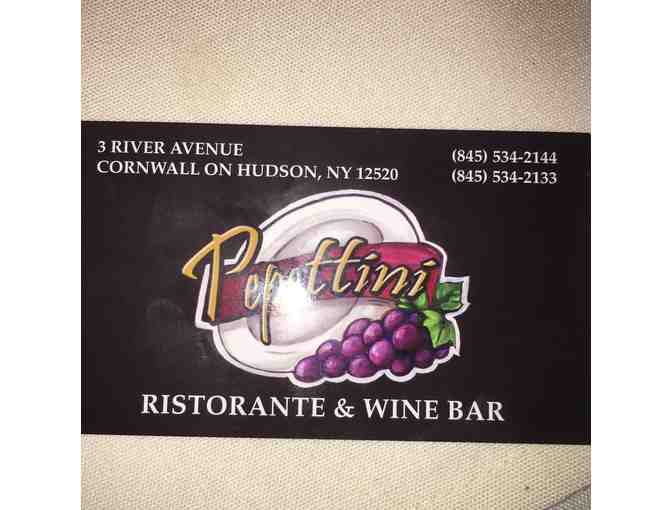 A $50 gift certificate to Pepettini Ristorante & Wine Bar