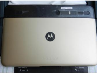 Collectible Motorola Gold-Finished Xoom Tablet Package