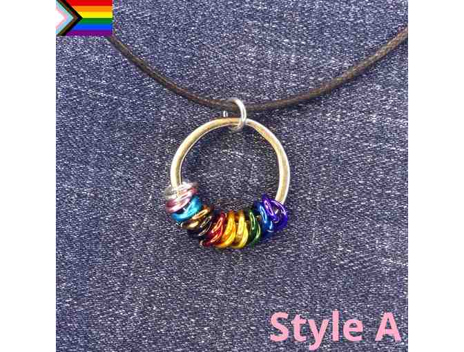 Pride Jewelry Set with matching necklace, bracelet, and earrings (customizable)