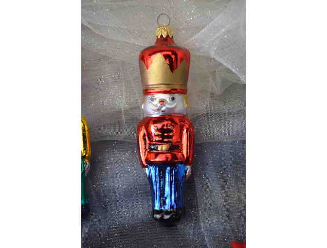 Hand Blown German Nutcracker Ornaments