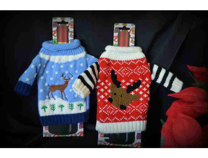 Holiday Wine Bottle Covers