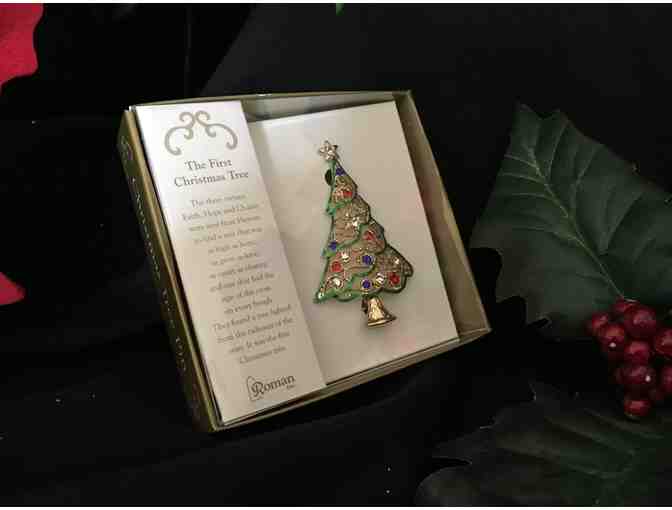 The First Christmas Tree Pin