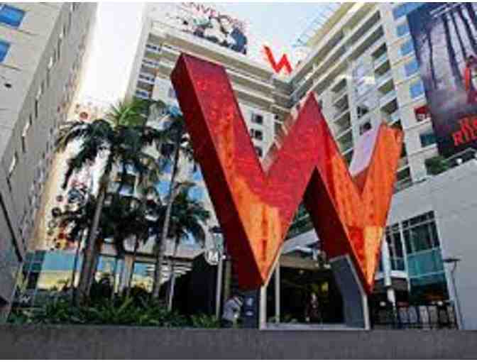 THE W HOLLYWOOD HOTEL - ONE NIGHT STAY