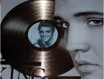 Elvis Presley Gold Platinum Record Award Display non-Riaa cd lp