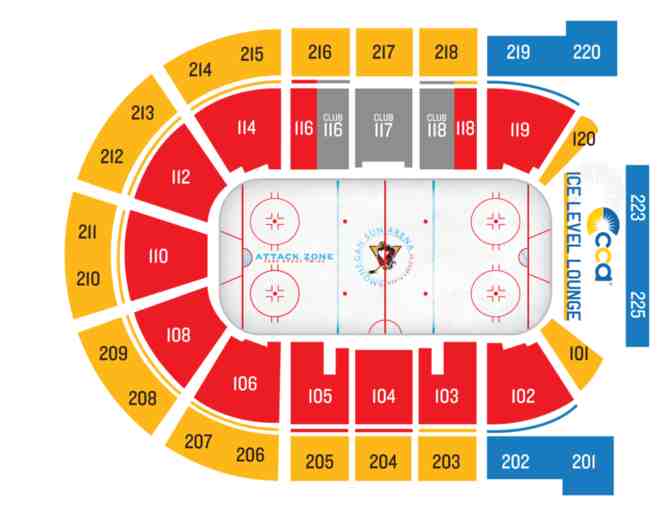 Two 2022-2023 Regular Season Red Zone Tickets for a WBS Penguins hockey game plus bonus