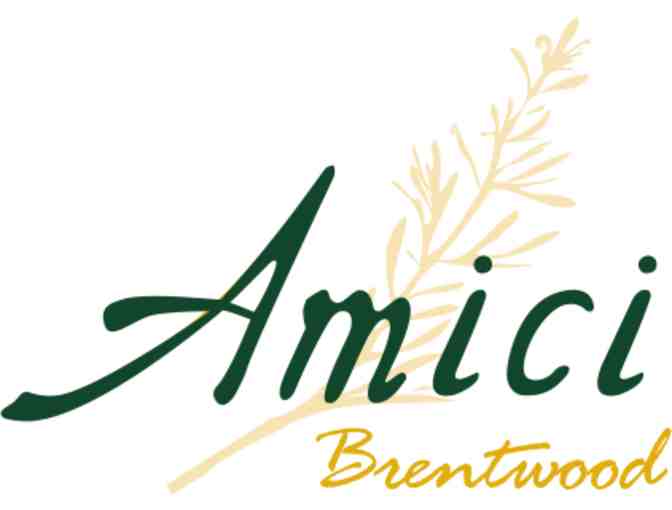 Amici Brentwood - Gift Certificate - Dinner for Two (2)