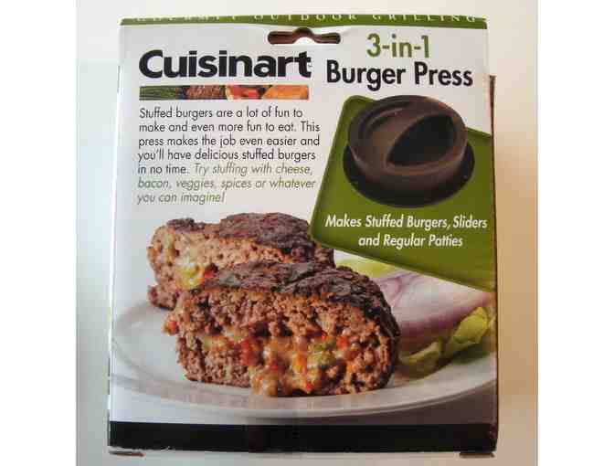 Cuisinart 3-in-1 Burger Press -- New