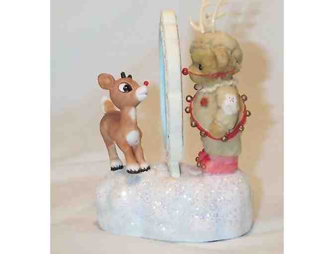 Cherished Teddies 'Rudolph and Me' Musical Figurine -- New