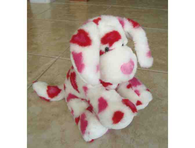 Adorable Stuffed Heart Doggie -- New, no tags