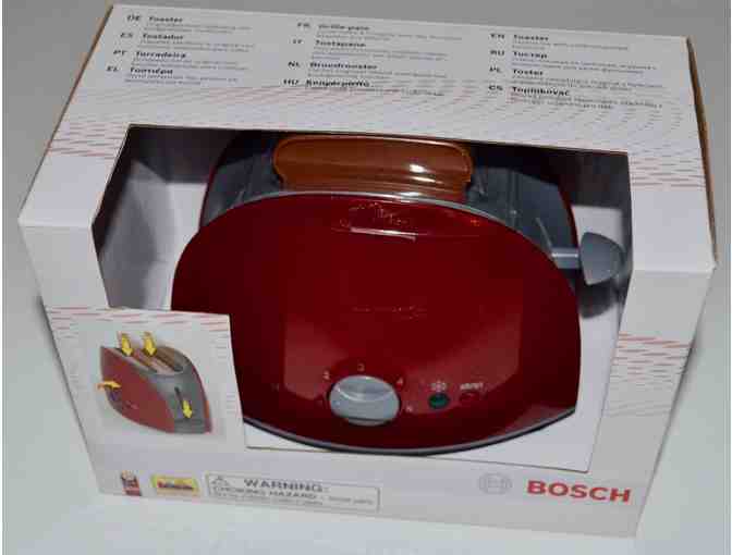 Red Bosch Toy Toaster -- New