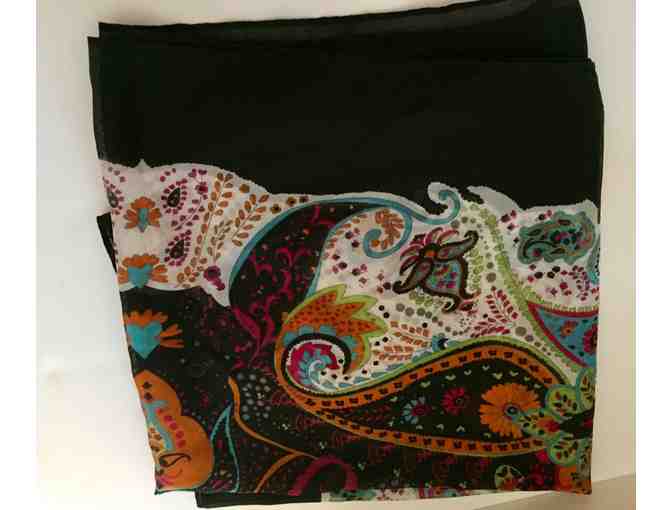 Colorful Paisley Scarf - Pre-owned